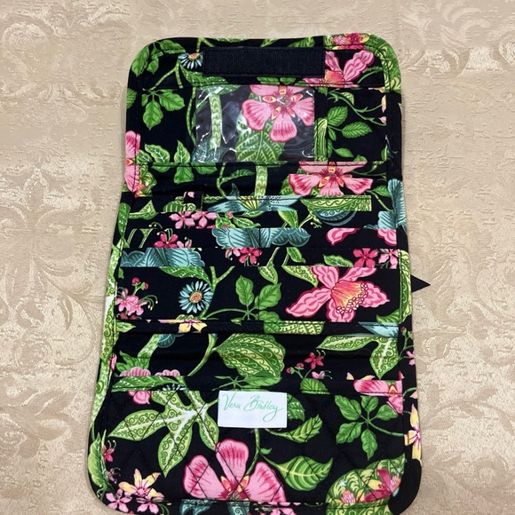 Vera Bradley Black and Pink Floral Clutch - Picture 9 of 16